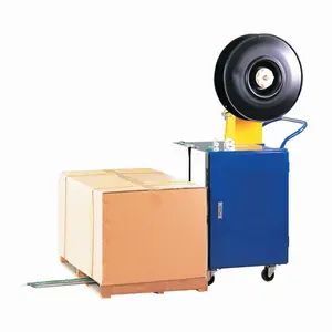 Loading Preparing Packaging Machines Automatic Wooden Pallet Strapping Machine Suitable for Warehouse Using