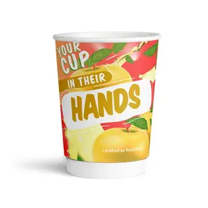 Bicchiere termico a doppia parete HOTCUP, merchandising personalizzato - Product Image 2