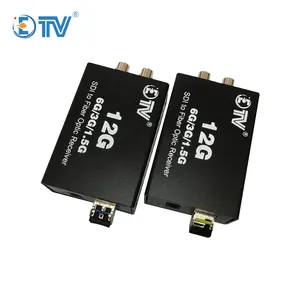 ETV-extensor de fibra óptica SDI, receptor transmisor de audio y vídeo, 12G