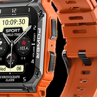 Montre connectée de sport en plein air Nx6 1,95 pouce avec appels Bluetooth, étanche IP68