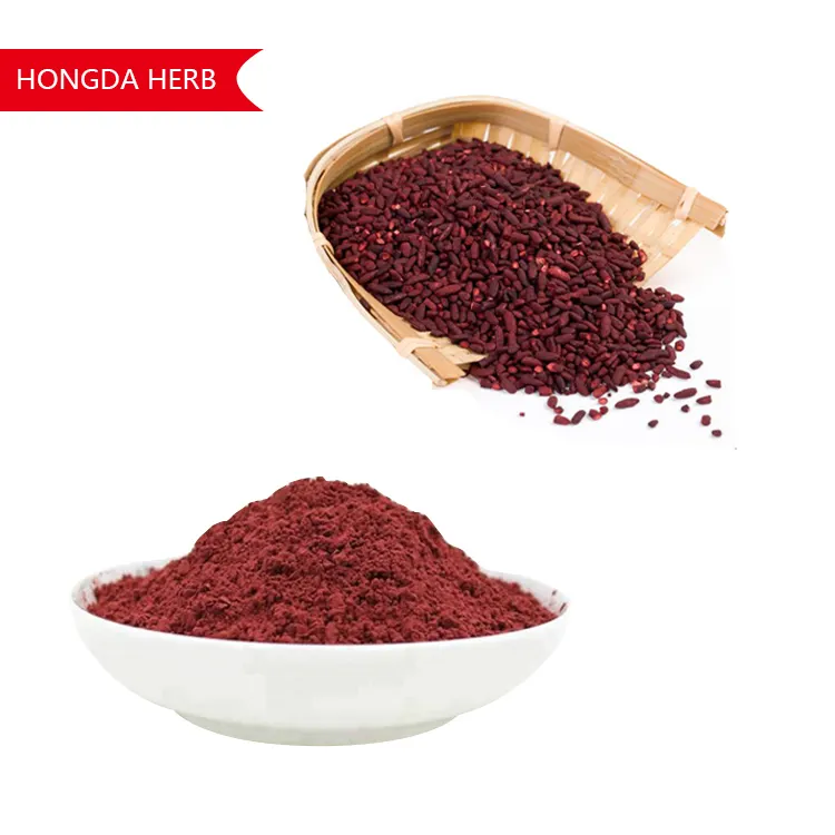 HONGDAファクトリーサプライ3% モナコリンk赤米エキス粉末赤米エキス