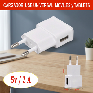 ยูเอสบี ยูนิเวอร์แซล 5V 2A 10W วัสดุทนไฟสำหรับพีซี ที่ชาร์จพร้อมปลั๊กแบบ US สำหรับโทรศัพท์ - Product Image 3
