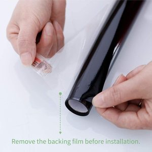 Vente chaude statique total blackout <span class=keywords><strong>film</strong></span> de fenêtre d'intimité 100% rejet UV <span class=keywords><strong>noir</strong></span> fenêtre en verre - Product Image 2