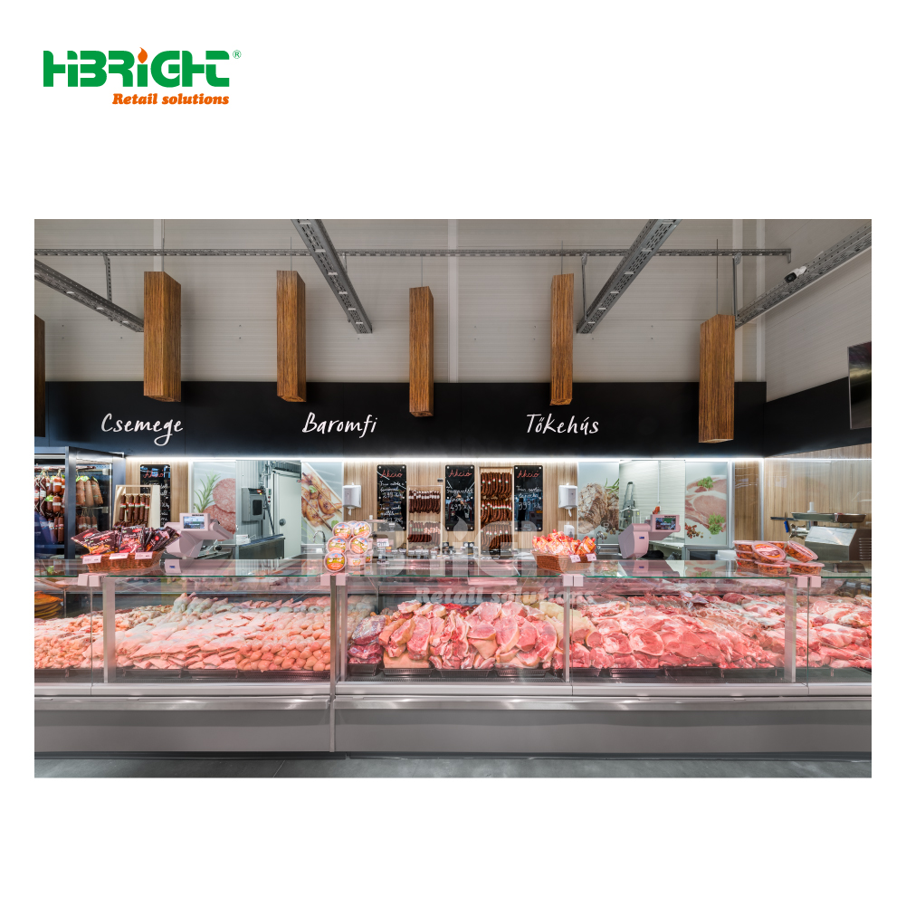 display freezer for meat