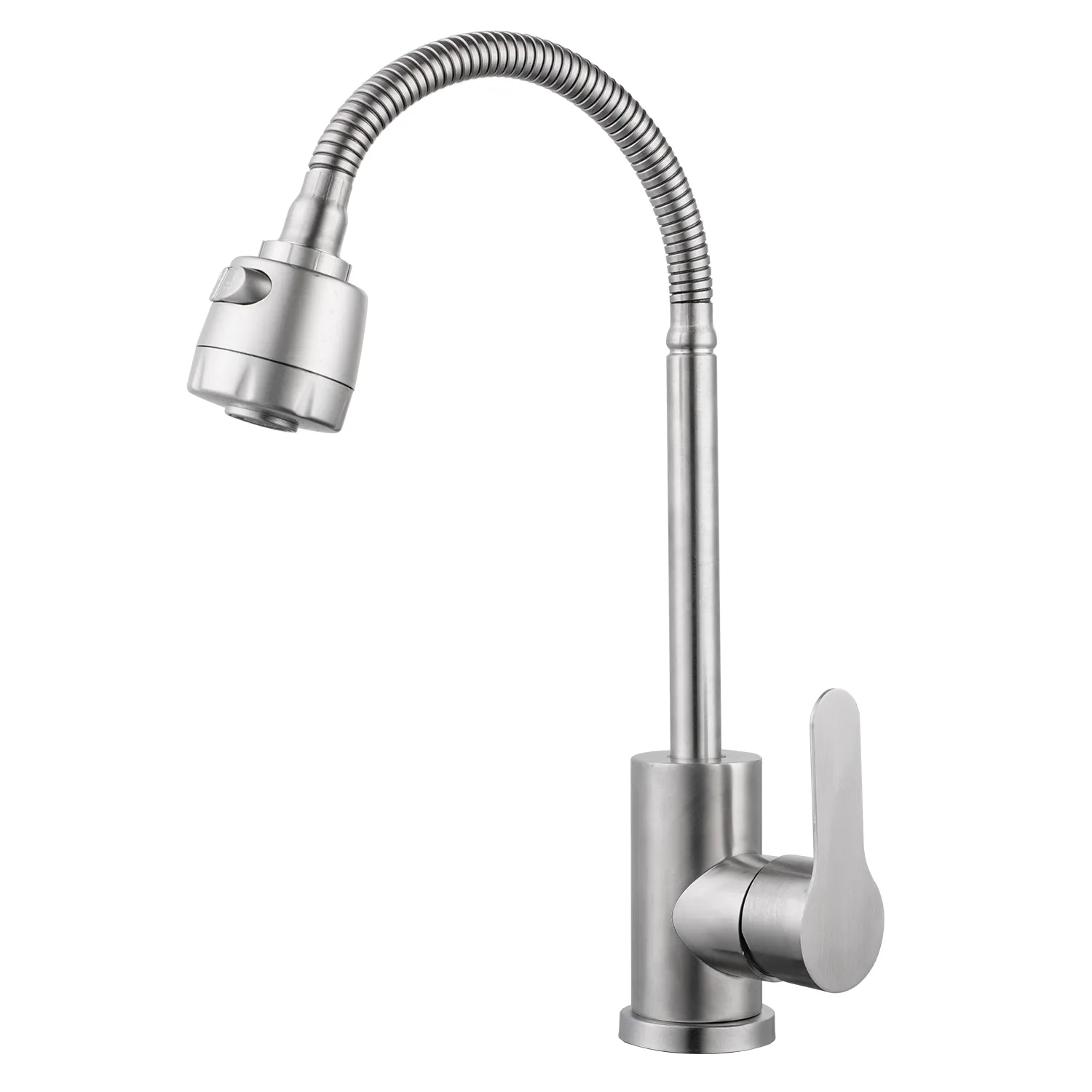 TB-SS401 Tengbo 304 stainless steel Hot And Cold Taps Water Mixer Faucets Taps Sus304 Stainless Steel Kitchen Mixer Tap