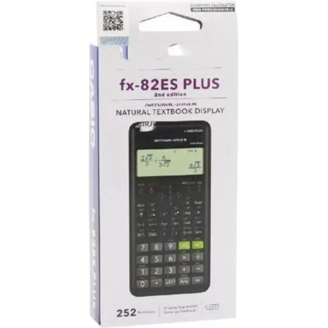 EATES FX 82ES Plus 417ฟังก์ชั่นไฮเทคมัลติฟังก์ชั่นเครื่องคิดเลขวิทยาศาสตร์พลังงานคู่สูงสุดสีเขียวเงินสีขาว