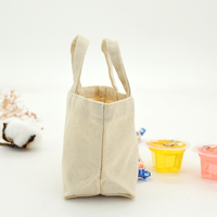 Sac fourre-tout mini en toile en gros pour enfants, sac cadeau pour bonbons de Noël ou d'Halloween