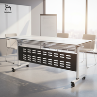 Bureau de travail EaseNeat au design simple, grande taille, pratique, pliable et très populaire, adapté aux bureaux et aux lieux de formation