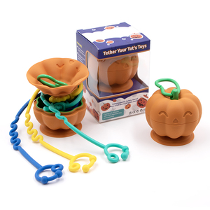 Jouets d'aspiration en silicone sans Bpa bébé plateaux Halloween citrouille jouet pour bébé jouet éducatif - Product Image 2
