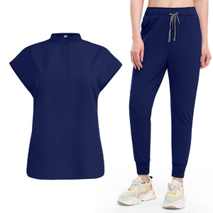 42015 Jogger Scrubs Veste <span class=keywords><strong>de</strong></span> sport anti-cellulite à compression pour entraînement à fort impact, pour femmes, style fitness - Product Image 1