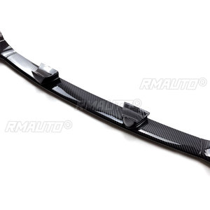 Ensemble de 3 pièces pour Jeep Grand Cherokee SRT 2013-2016 SRT8 2012-2013 2015-2016, séparateur de pare-chocs avant, style fibre de carbone, blanc - Product Image 3