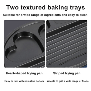 Grill électrique portable <span class=keywords><strong>mini</strong></span> Pococina 600W pour petit-déjeuner, modèle 2026 tendance, idéal pour la maison - Product Image 4