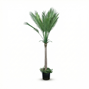 <b>Artificial</b> <b>Palm</b> <b>Tree</b> Decorative Indoor Outdoor Green Potted <b>Palm</b> Plant for Home Office Hotel Lobby Decoration - Product Image 1