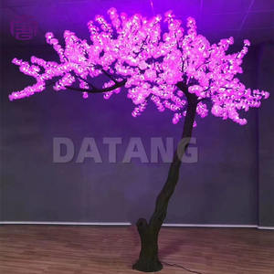Elegante Árbol de Luz LED de PVC para Exteriores con Diseño de Flor de Cerezo para Parques, Jardines y Calles, Iluminación Nocturna Decorativa en Venta - Product Image 6