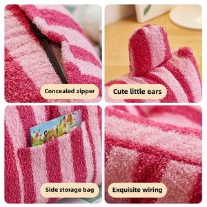 Chaise de lecture pour chambre simple super douce pour enfants, canapé paresseux mignon pour bébé, technique lavée, jouets en peluche pour soulager le stress - Product Image 2