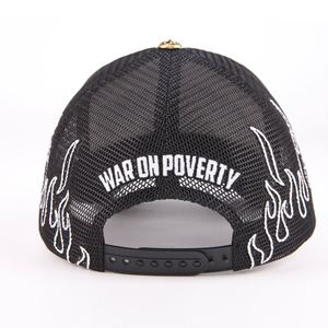 Gorras Trucker de Malla de Gamuza de 5 Paneles Personalizadas por el Fabricante con Logotipo Bordado 3D y Estampado Puff, Gorra de Béisbol Deportiva de Malla Estilo Hip Hop al por Mayor - Product Image 5