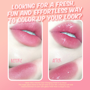 Lip Gloss Grosir Massal Menutrisi Berkilau Mengubah Warna Lip Oil Pengubah Warna Sesuai Suhu Lip Gloss <span class=keywords><strong>Make</strong></span> <span class=keywords><strong>up</strong></span> Blush - Product Image 6
