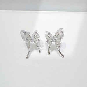 wholesale plata 925 sterling <b>silver</b> pearl 18k gold <b>earring</b> bulk Wedding bohemian white flower vintage women <b>dangling</b> <b>earrings</b> - Product Image 4