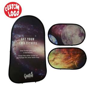 Banners Publicitarios de Interior con Logotipo Personalizado, Impresos por Sublimación, Portátiles, Ligeros, Duraderos, Tipo Pop-Up en Forma de A - Product Image 2