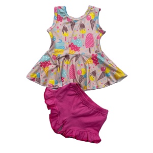 Ropa de Algodón para Recién Nacidos, Conjunto de Dos Piezas para Bebés, Ropa para Gemelos, Conjunto de Ropa para Niña de 1 a 6 Años - Product Image 3
