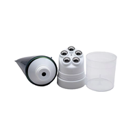 Tube de massage cosmétique en gros de 200 ml avec 5 billes roulantes, sérigraphie, emballage pour soins de la peau et masques faciaux