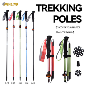 Bastones <span class=keywords><strong>de</strong></span> Trekking Modernos y Ligeros <span class=keywords><strong>de</strong></span> Fibra <span class=keywords><strong>de</strong></span> Carbono OKHEALING, <span class=keywords><strong>Punta</strong></span> <span class=keywords><strong>de</strong></span> Tungsteno, Mango <span class=keywords><strong>de</strong></span> EVA, Bastón Plegable Resistente - Product Image 6