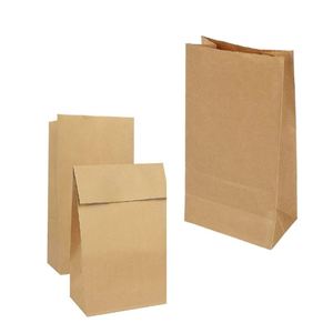Sacs en papier kraft brun sans poignée, très résistants, à prix abordable, adaptés pour contenir des fruits et des légumes, exportés du Vietnam - Product Image 1