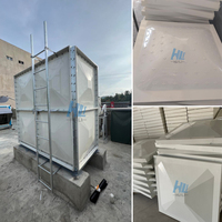 Réservoir d'eau en PRV homologué WRAS avec isolation, garantie 1 an, fibre de verre de qualité alimentaire pour réservoirs surélevés, Malaisie, Koweït