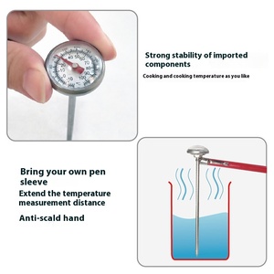 Thép không gỉ thực phẩm nướng nhiệt kế tùy chỉnh ODM hỗ trợ để đo cà phê sữ<span class=keywords><strong>a</strong></span> thực phẩm - Product Image 4