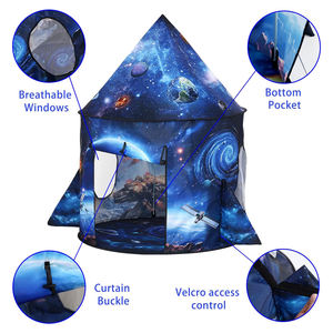 ATTRACTIVE and UNIQUE Galaxy Imaginative Play Popup Tent Space World Tent for Kids Indoor/Outdoor Fun - Product Image 3