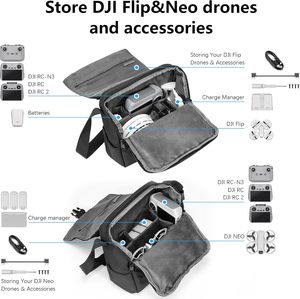 Sac de transport de voyage de conception professionnelle pour sac à bandoulière DJI <span class=keywords><strong>NEO</strong></span>/Flip Case FPVtosky - Product Image 2
