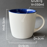Cadeau d'ouverture et promotion de la maison de bureau tasse en céramique imprimée de logo personnalisé café avec poignée