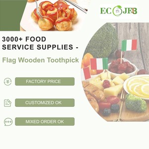 Sinh Thái JFB <span class=keywords><strong>2025</strong></span> OEM 6.5Cm Tùy Chỉnh Gói Úc Cờ Tăm Nhỏ Mini Cupcake Toppers Dính Cờ Trang Trí Tăm - Product Image 4