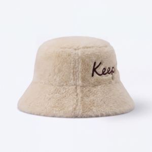 Sombrero de Pescador Personalizado al por Mayor con Logotipo Bordado, de Piel Sintética, Cálido, de Sherpa, para Invierno, para Mujer, Fabricante - Product Image 3