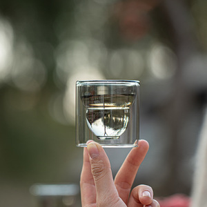 Tasse à thé en verre à double paroi en borosilicate transparent, isolante thermiquement, pour service à thé Kung Fu et usage domestique - Product Image 2