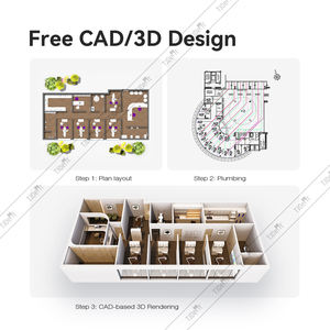 Design gratuito in stile nordamericano sottile senza sputafoniera luce da soffitto a binario per sedia dentale chirurgica - Product Image 3