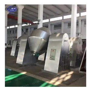 SZG Continuous Operation Customizable CE Certified High-Efficiency Rotary Double Cone Vacuum Mixer Dryer