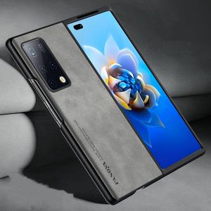 Étui de téléphone homme d'affaires de luxe pour <span class=keywords><strong>Huawei</strong></span> <span class=keywords><strong>Mate</strong></span> X2 / <span class=keywords><strong>XS</strong></span> <span class=keywords><strong>2</strong></span> / <span class=keywords><strong>Xs</strong></span> couverture arrière en cuir de mouton tout compris - Product Image 4