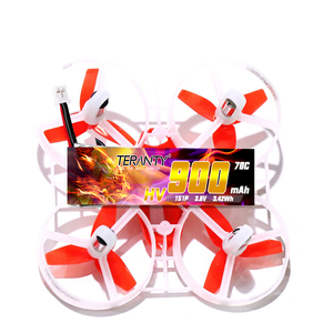Baterai Lipo HV TREANTY 900mAh 1S 3.8V 70/140C untuk Pesawat Model Balap FPV Mini TinyHawk Indoor Time Cruiser - Product Image 5