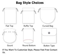 Tout Nouveau Sac Anti-Poussière Personnalisé de Luxe en Coton Velours Satin Daim Soie avec Cordon de Serrage pour Chaussures et Sacs à Main