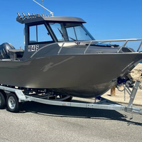 Bateaux en aluminium Profisher 6,25 m (20 pieds) à cabine ouverte pour la pêche en famille avec enfants, prix d'usine, bateaux de qualité marine 5083 CE HIN