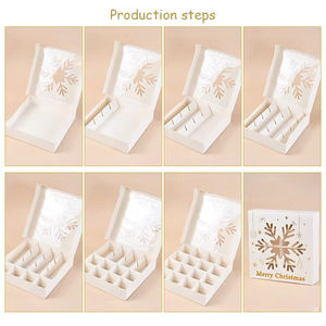 Caja de Regalo para Dulces y Galletas Navideñas, Paquete de 1, 3 o 6 Unidades, Decoración para Envolver Regalos, Artículos para Fiestas Navideñas 2024, Recuerdos para Niños, Navidad, Año Nuevo 2025 - Product Image 6