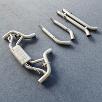 Échappement Catback pour Mercedes-Benz AMG GT/GTS (C190) 4.0T, tuyau en acier inoxydable, silencieux, système d'échappement
