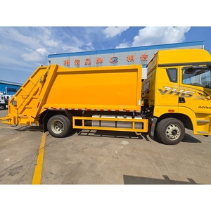 Cheap Garbage <b>Compactor</b> Truck 4x2 FAW Compression Garbage Truck Refuse <b>Trash</b> Collection Vehicle - Product Image 2