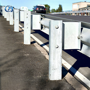 고속도로 안전을 위한 고수요 녹 방지 핫 디핑 아연 도금 고속도로 W 빔 스틸 가드레일 플레이트 - Product Image 1