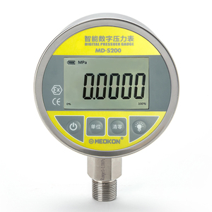 Manomètre médical intelligent numérique à oxygène pur 4 ''100mm 600bar - Product Image 1
