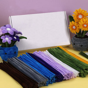 Kit de bâtonnets torsadés pour fleurs DIY, nouveau design, <span class=keywords><strong>en</strong></span> gros, matériaux artisanaux pour la création de fleurs faites main - Product Image 4