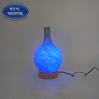 Diffuseur de lampe aromatique de luxe USB 400ml verre écologique sans eau pour la maison et l'hôtel Installation portable rechargeable