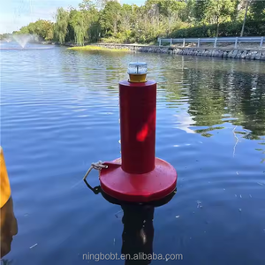 Tùy Chỉnh Nhựa Biển Đèn Hiệu Màu Đỏ Xi Lanh Sông Navigation Phao Biển Kênh Cảnh Báo Đánh Dấu Với Năng Lượng Mặt Trời Ánh Sáng - Product Image 1