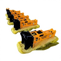 Marteau brise-roche hydraulique certifié CE pour SB40, briseur de béton 3-7 tonnes, burin 68 mm, tuyau 1 pouce pour excavatrice de construction